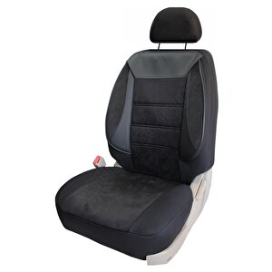 Honda Jazz  Uyumlu Tay Tüyü Oto Koltuk Kılıfı Siyah