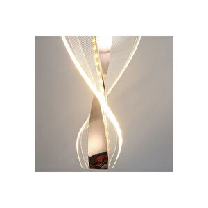 Dimmerli Kumandalı 3 Renk Modern Tasarım Lucca Dörtlü Sarkıt Led Avize Gold Sarı