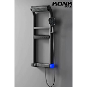 Konktools Lüks Dijital Led Ekranlı  Robot Duş Seti Lüks Şelale Ve Yağmur Duş Sistemi