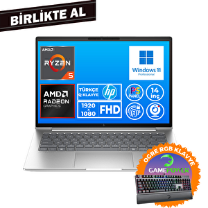 Hp Elitebook 645 G9 Ryzen 5 Pro 5675u 32gb 1tb Ssd 14" Fhd W11p + Gaming Klavye 5y3j0ea 026