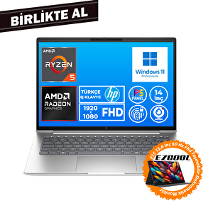 Hp Elitebook 645 G9 Ryzen 5 Pro 5675u 32gb 1tb Ssd 14" Fhd W11p + 15.6" Touch Monitör 5y3j0ea 024