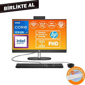 Hp Proone 240 G10 I7-1355u 32gb 1tb Ssd 23.8" Fhd W11p + Kablosuz Klavye Mouse B6jc8es 049
