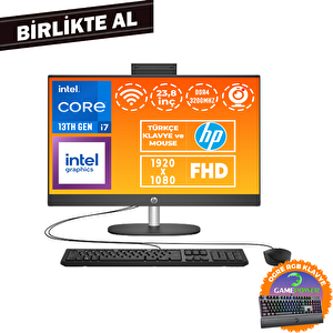 Hp Proone 240 G10 I7-1355u 32gb 512gb Ssd 23.8" Fhd Freedos + Gaming Klavye B6jc8es 031