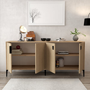 4004 Neva Konsol 180 Cm Yunus - Sepet Konsol - Tv Ünitesi - Yemek Odası Yunus-Sepet