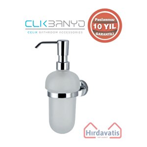 Paslanmaz Pirinç Eser Montajlı Sıvı Sabunluk