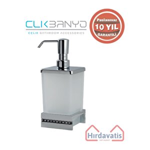 Paslanmaz Pirinç Swwor Set Üstü Sıvı Sabunluk