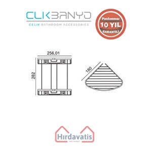 Paslanmaz Pirinç Zerrin İkili 18x18cm Sabunluk Şampuanlık Ve Köşe Süngerlik Altın Sarı Gold