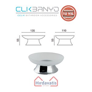 Paslanmaz Pirinç Bella Set Üstü Sabunluk