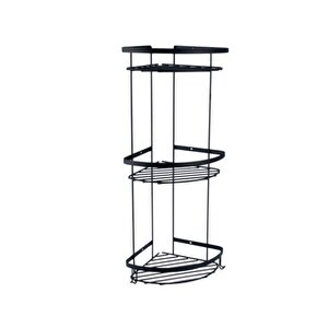 Üçlü Metal Zerrin 19x19 Sabunluk Şampuanlık Ve Köşe Süngerlik