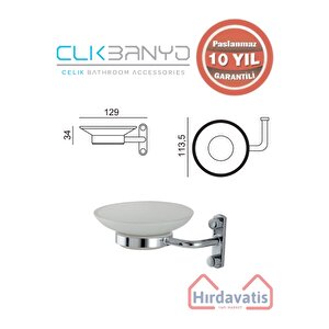 Paslanmaz Pirinç Vera Sabunluk