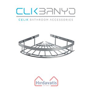 Zirve 304 Tekli 19x19cm Sabunluk Şampuanlık Ve Köşe Süngerlik