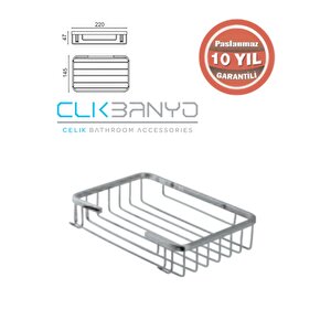 Taci Tekli 22x15 Sabunluk Ve Şampuanlık