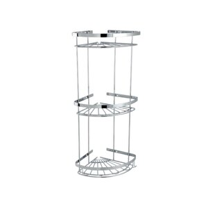 Zirve 304 Üçlü 19x19cm Sabunluk Şampuanlık Ve Köşe Süngerlik