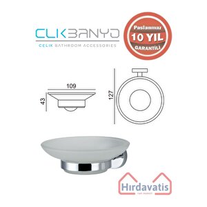 Paslanmaz Pirinç Eser Sabunluk