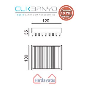 Paslanmaz Pirinç Kumru Lama Sabunluk 10x12 Altın Sarı Gold