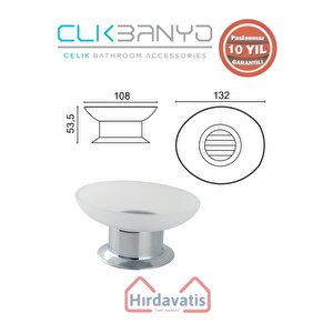 Paslanmaz Pirinç Dilek Set Üstü Sabunluk