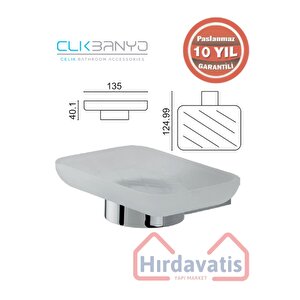 Paslanmaz Pirinç Titanik Sabunluk