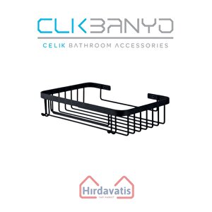 Tekli Metal Taci 23x15 Sabunluk Şampuanlık Ve Köşe Süngerlik