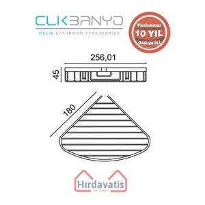 Paslanmaz Pirinç Zerrin Tekli 18x18cm Sabunluk Şampuanlık Ve Köşe Süngerlik Altın Sarı Gold