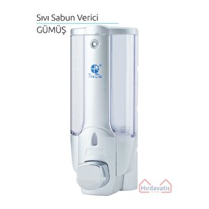 Gümüş Manuel Sivi Sabun Veri̇ci̇ 380ml
