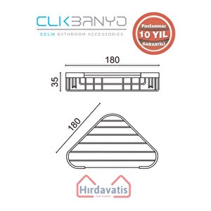 Paslanmaz Pirinç Efe Tekli 18x18cm Sabunluk Şampuanlık Ve Köşe Süngerlik Altın Sarı Gold