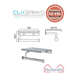 Paslanmaz Pirinç Vera Kapaklı Kağıtlık