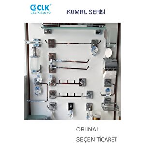 Paslanmaz Pirinç Kumru Açık Tuvalet Kağıtlık