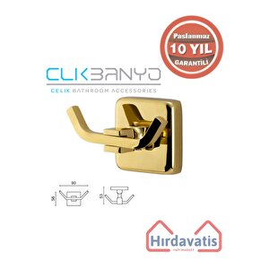 Paslanmaz Pirinç Banyo Aksesuar Set Bornozluk-açık Kağıtlık-havluluk