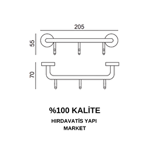 Eser 3’lü Askılık