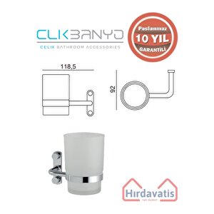 Paslanmaz Pirinç Vera Diş Fırçalık