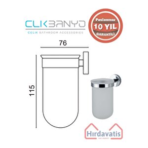 Paslanmaz Pirinç Eser Diş Fırçalık
