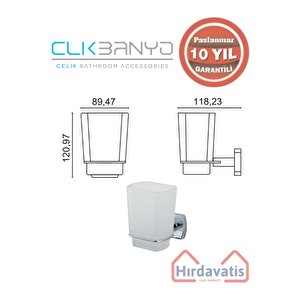 Paslanmaz Pirinç Milano Di? Fırçalık