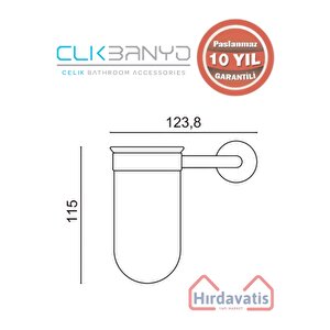 Paslanmaz Pirinç Eser Diş Fırçalık