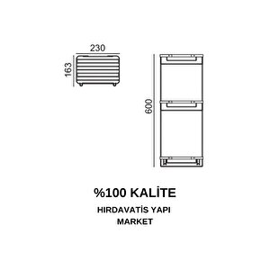 Taci 304 Üçlü 23x15cm Sabunluk Şampuanlık Ve Köşe Süngerlik