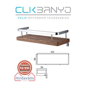 Paslanmaz Pirinç Selvi Etejer 30cm