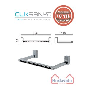 Paslanmaz Pirinç Swwor Kare Havluluk