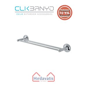 Paslanmaz Pirinç Bella İkili İnce Uzun Havluluk 50cm