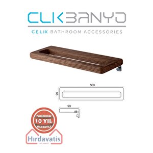 Paslanmaz Pirinç Selvi Havluluk 50cm