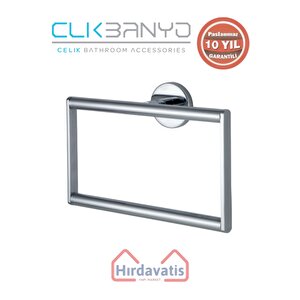 Paslanmaz Pirinç Flora Kare Havluluk