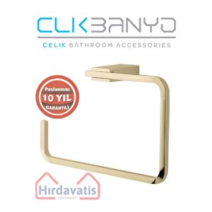 Paslanmaz Pirinç Altın Gold Titanik Kare Havluluk