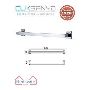 Paslanmaz Pirinç Kenzo Uzun Havluluk 60cm
