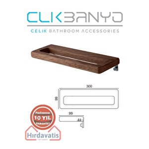 Paslanmaz Pirinç Selvi Havluluk 30cm