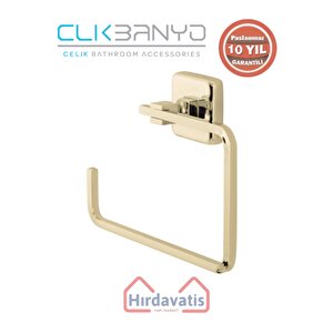 Paslanmaz Pirinç Kumru Kare Havluluk Altın Sarı Gold