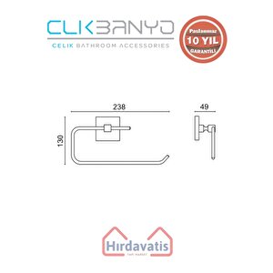 Paslanmaz Pirinç Kumru Açık Kağıt Havluluk