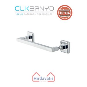 Paslanmaz Pirinç Kumru Kare Boru Uzun Havluluk 30cm