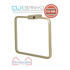 Paslanmaz Pirinç Titanik Kare Havluluk Altın Sarı Gold