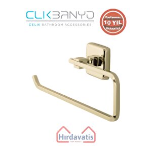 Paslanmaz Pirinç Kumru Açık Kağıt Havluluk Altın Sarı Gold