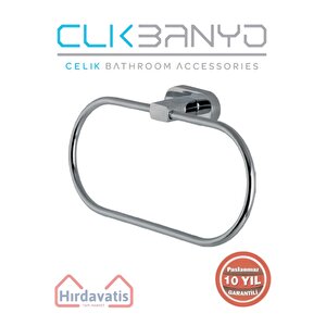Paslanmaz Pirinç Zirve Oval Havluluk