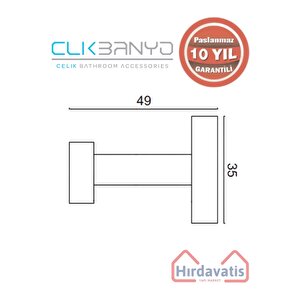 Paslanmaz Pirinç Eser Bornozluk