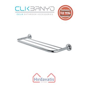 Paslanmaz Pirinç Bella Üçlü Uzun Havluluk 50cm